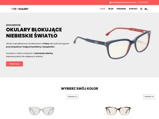 Podgląd Okulary blokujące niebieskie światło - okularyproducenta.pl