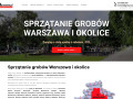 Podgląd GrobyWarszawa.pl - Sprzątanie grobów Warszawa i okolice