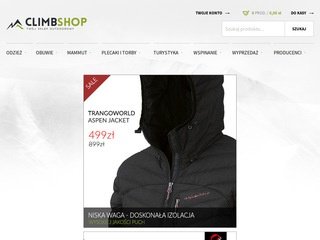 Podgląd climbshop.pl