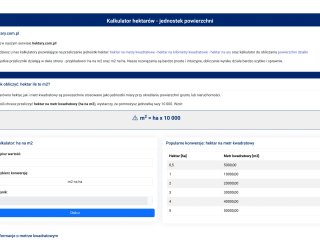 Podgląd https://hektary.com.pl/