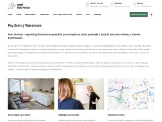 Podgląd Dom Rozwoju psycholog i psychoterapia w Warszawie