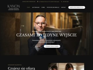 Podgląd https://kancelariaprawakanonicznego.pl/