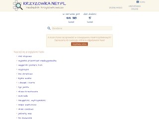 Podgląd https://krzyzowka.net.pl