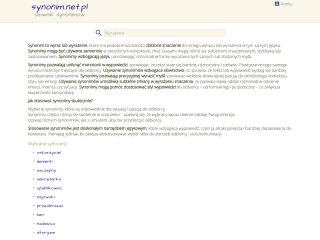 Podgląd synonim.net.pl