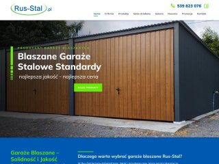 Podgląd Tanie garaże blaszane - rus-stal.pl