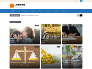 Podgląd OK Media - serwis internetowy
