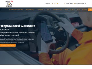 Podgląd Manatki24.pl - Przeprowadzki, Warszawa. Przeprowadzki Międzymiastowe Gdańsk Łódź