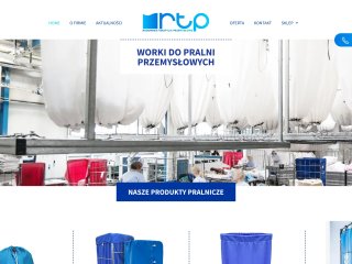 Podgląd RTP-Radom.pl - industrial laundry equipment, laundry bags, covers, hotel laundry