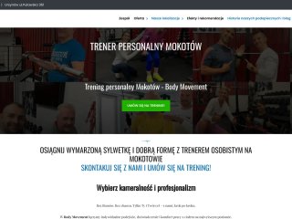 Podgląd Trener personalny Warszawa - Body Movement Mokotów