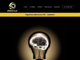 Podgląd Pomoc elektryczna Wrocław - delektro.pl