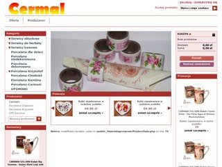 Podgląd sklep.cermal.pl