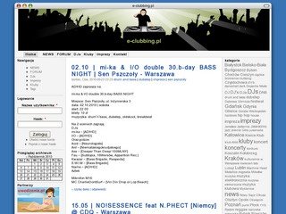 Podgląd e-clubbing.pl