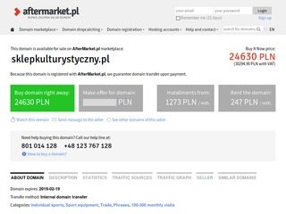 Podgląd sklepkulturystyczny.pl