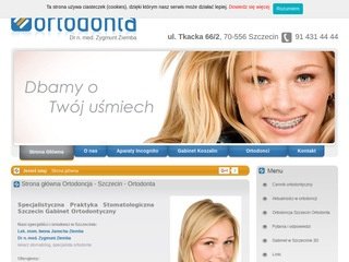 Podgląd ortodonta.szczecin.pl
