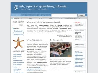 Podgląd archiwumegzaminow.pl