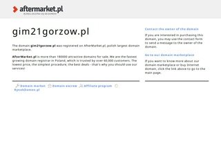 Miniaturka gim21gorzow.pl