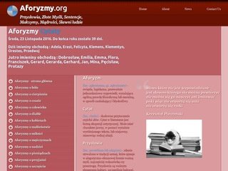 Podgląd aforyzmy.org