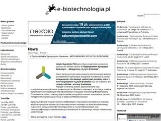 Podgląd e-biotechnologia.pl