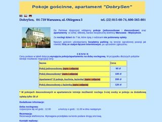 Podgląd pokoje-kwatery.waw.pl