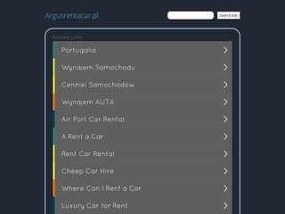 Podgląd argusrentacar.pl