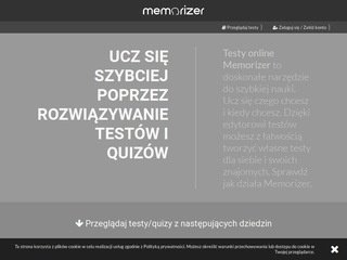 Podgląd memorizer.pl