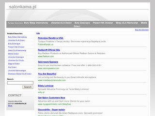 Podgląd srebro.salonkama.pl