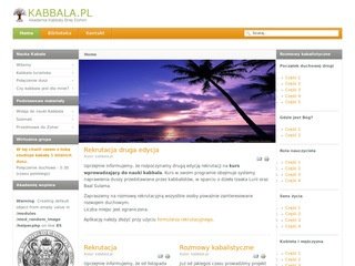 Podgląd kabbala.pl