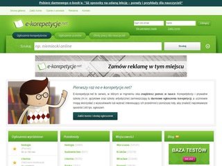 Podgląd e-korepetycje.net
