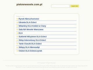 Podgląd pieknewesele.com.pl