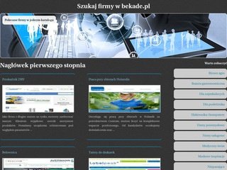 Podgląd bekade.pl