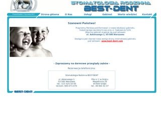 Podgląd bestdent.waw.pl
