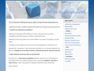 Miniaturka xhtml.miniserwis.pl