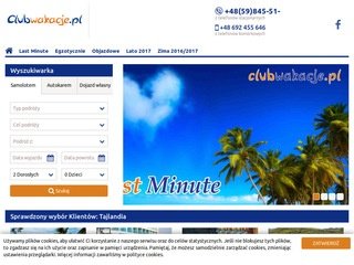 Podgląd clubwakacje.pl