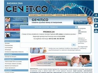 Podgląd genetico.pl