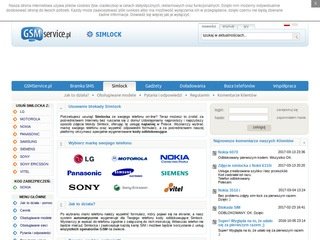 Podgląd simlock.gsmservice.pl