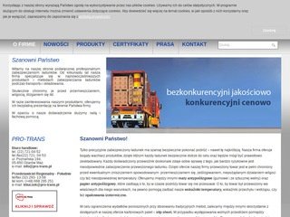 Podgląd pro-trans.pl