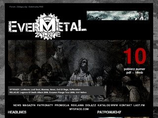 Podgląd evermetalzine.com
