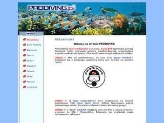 Podgląd prodiving.pl