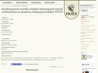 Miniaturka rejestrowanie-multimediow.eprace.edu.pl