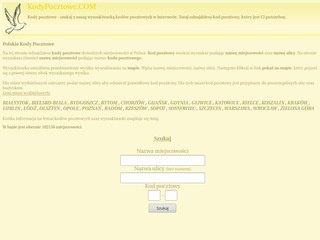 Miniaturka kodypocztowe.com
