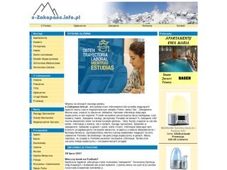 Podgląd e-zakopane.info.pl