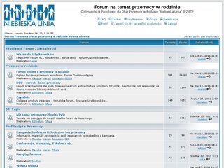 Miniaturka forum.niebieskalinia.pl