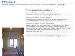 Podgląd przetargi.pl