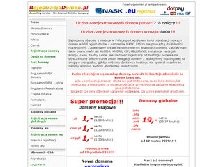 Podgląd rejestracjadomen.pl