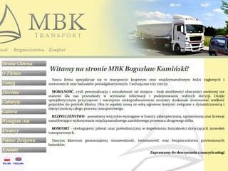 Podgląd mbk-transport.pl