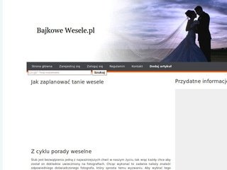 Podgląd bajkowewesele.pl