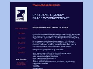 Podgląd glazurnik.szczecin.pl