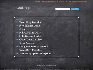 Podgląd taniekorki.pl