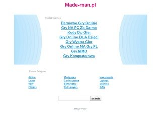 Podgląd made-man.pl