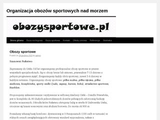 Podgląd obozysportowe.pl